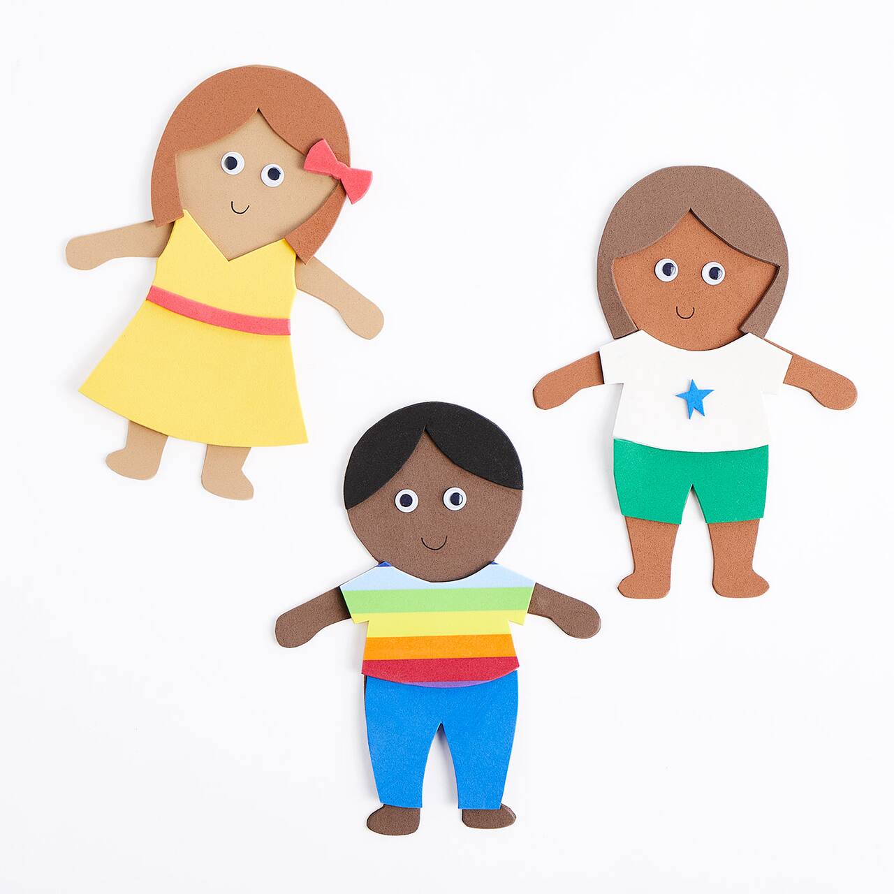 Kids Foam Paper Dolls